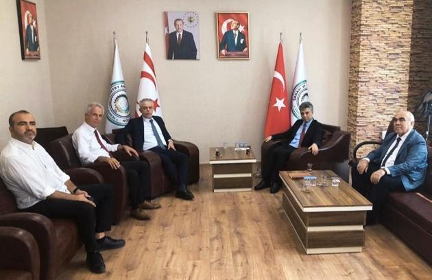 KKTC Ankara Büyükelçisi Korukoğlu'ndan SANKON'a ziyaret