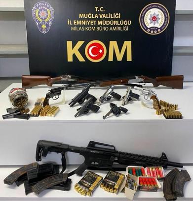 Muğla’da silah kaçakçılığı operasyonu: 3 tutuklama