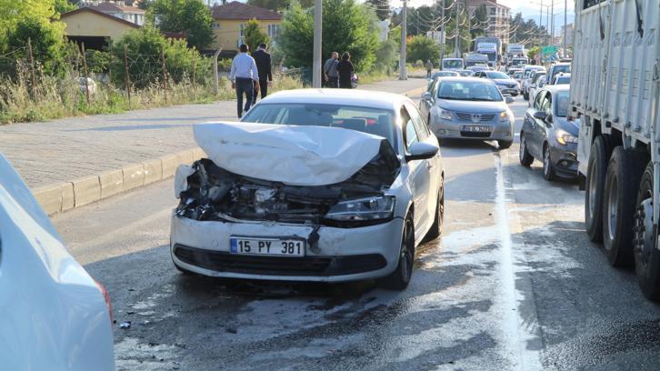 Burdur'da kaza: 1 yaralı