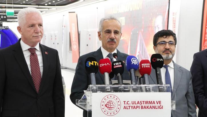 Bakan Uraloğlu: Dünyanın en uzun metro hatlarından birini tamamlamış olduk