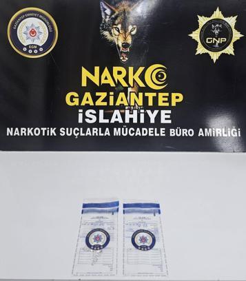 Gaziantep’te uyuşturucu operasyonuna 2 gözaltı