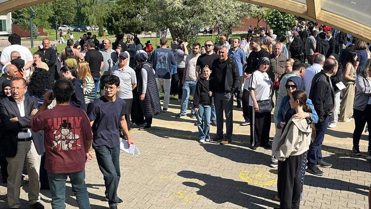 Bolu'da öğrencilerin sınav heyecanı
