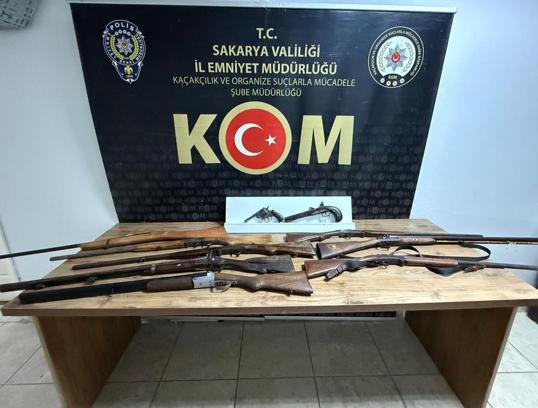 Sakarya'da  silah operasyonu