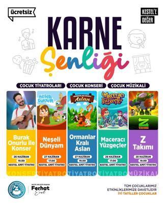 Kestel Belediyesi’nden öğrencilere ‘Karne Şenliği’