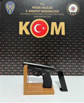 Niğde'de ruhsatsız silah operasyonunda 1 tutuklama