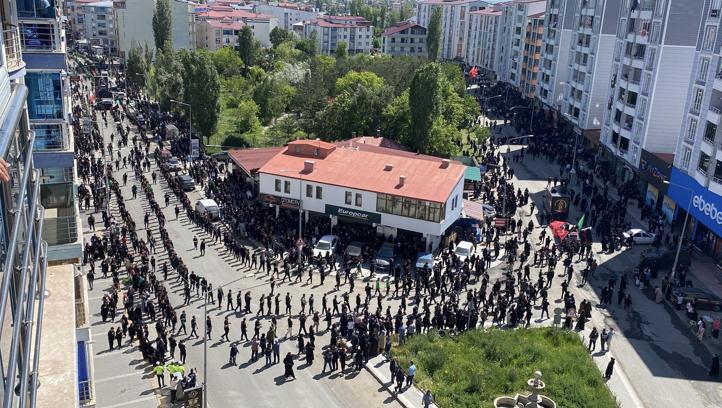 Kars'ta matem yürüyüşü