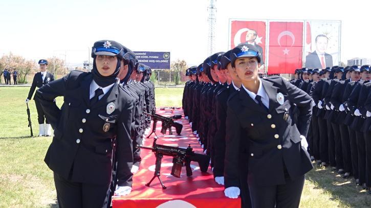 Aksaray POMEM'de 485 polis adayı mezun oldu