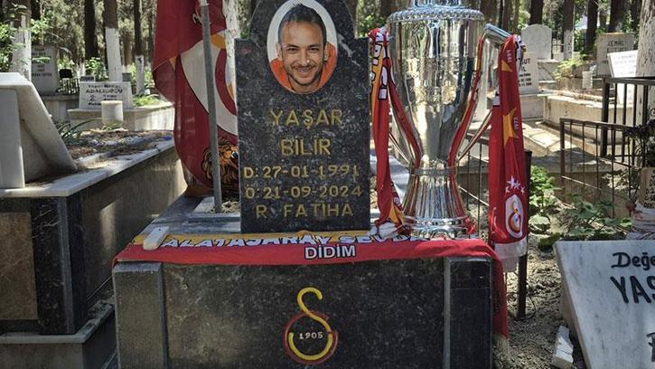 Kuşadası'nda Galatasaraylı taraftarlardan Yaşar Kaptan'a büyük vefa