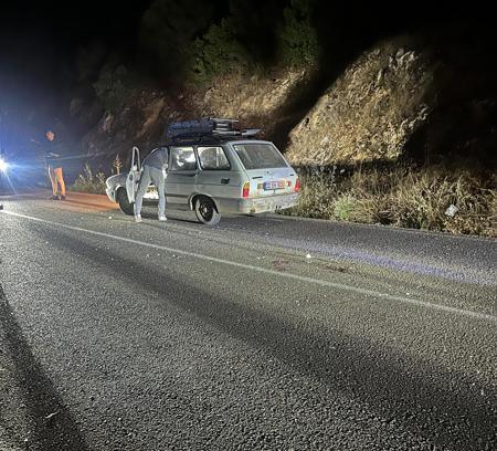 Otomobilin çarptığı kadın yaralandı