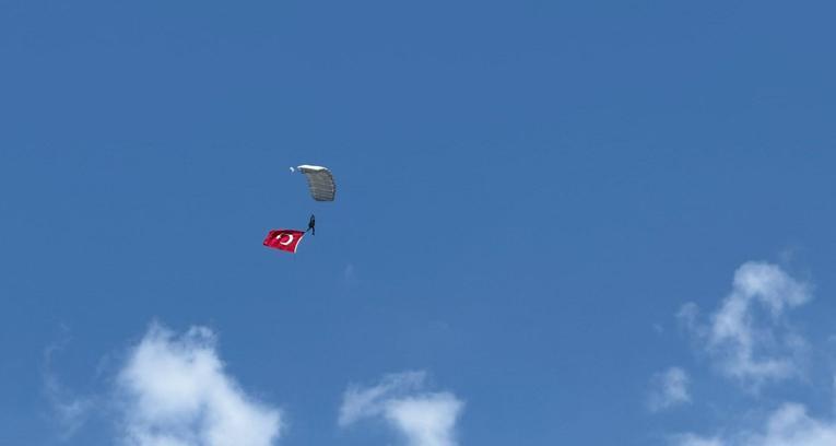 Atatürk'ün Tokat'a gelişinin 107. yıl dönümü Havalimanında coşkuyla kutlandı
