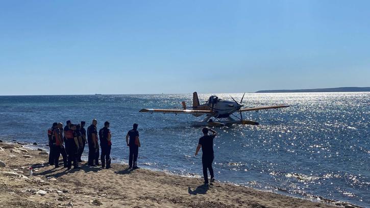 Çanakkale'de tarım arazisinde yangın (2)