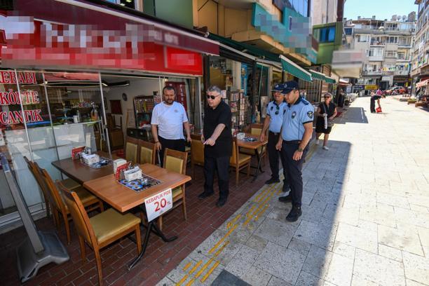 Osmangazi’de zabıta ekiplerinden engelsiz yaşam için denetim