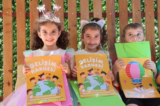 Toroslar’ın gündüz bakımevlerinde karne heyecanı yaşandı