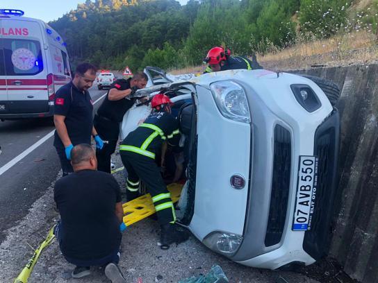Bucak'ta kaza: 1 ölü, 1 yaralı