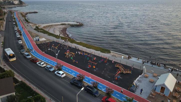 Gazi Mustafa Kemal Bulvarı'ndaki Çocuk Parkı yenilendi
