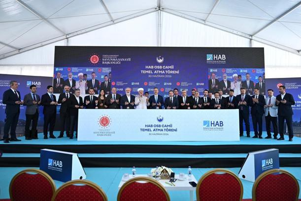 Haluk Görgün, Ankara'da HAB Camisi'nin temel atma törenine katıldı