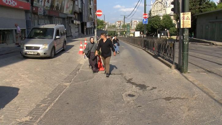 Zeytinburnu'ndan tramvay seferlerinde aksama