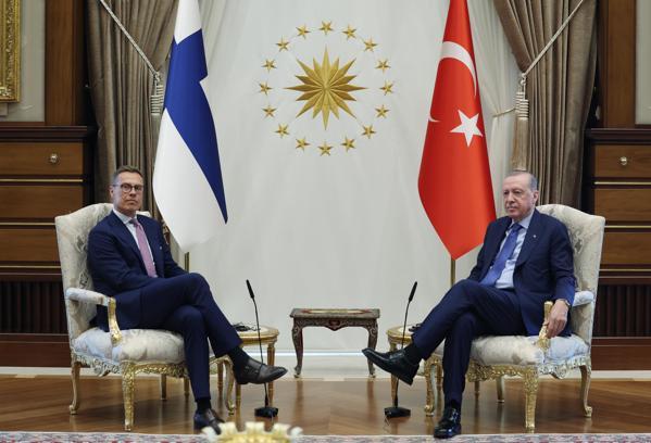 Cumhurbaşkanı Erdoğan, Finlandiya Cumhurbaşkanı Stubb ile bir araya geldi