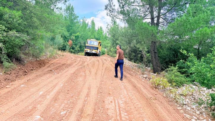 Yayla yollarında bakım çalışmaları