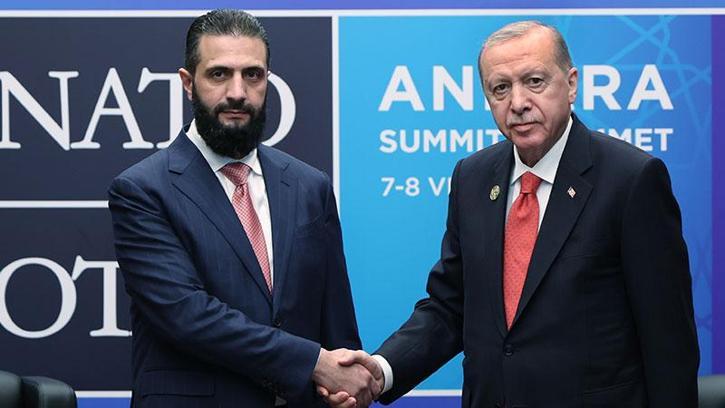 Cumhurbaşkanı Erdoğan, Suriye Cumhurbaşkanı Şara ile görüştü