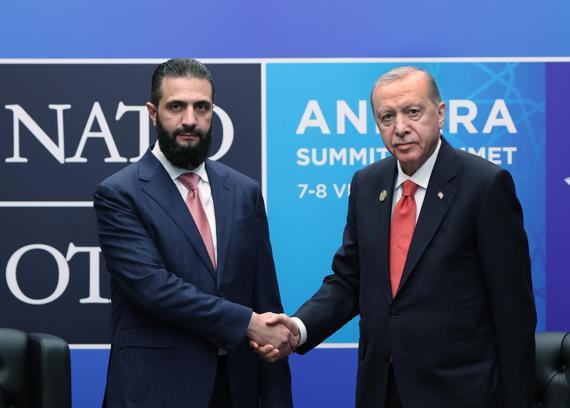 Cumhurbaşkanı Erdoğan, Suriye Cumhurbaşkanı Şara’yı kabul etti
