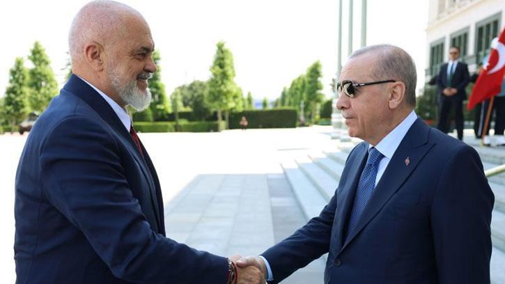 Cumhurbaşkanı Erdoğan, Arnavutluk Başbakanı Rama'yı kabul etti