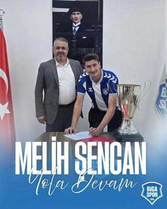 Bigaspor kaptan Melih Şencan'la yola devam ediyor