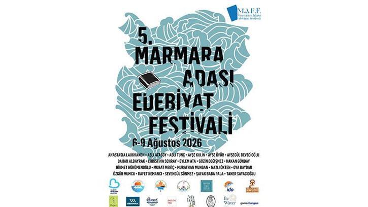 5’inci Marmara Adası Edebiyat Festivali, 6 Ağustos’ta başlıyor