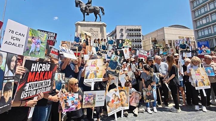 Kartalkaya'daki otel yangınında yakınlarını kaybedenlerin Ankara yürüyüşü tamamlandı