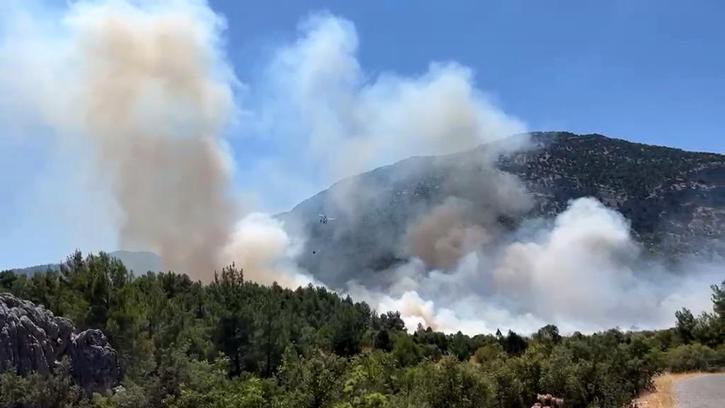 Antalya'da orman yangını