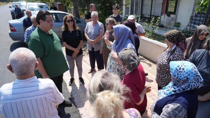 Başkan Bozkurter, yol yapım çalışmalarını inceledi