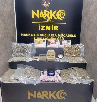 İzmir'de uyuşturucu operasyonunda 1 tutuklama