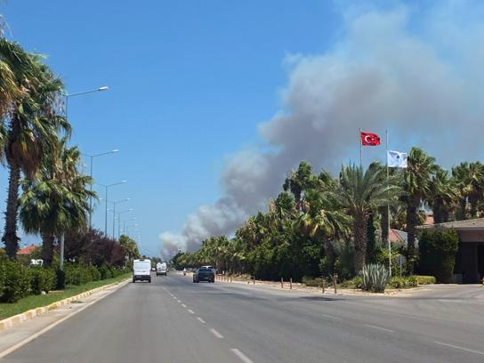 Antalya'da orman yangını