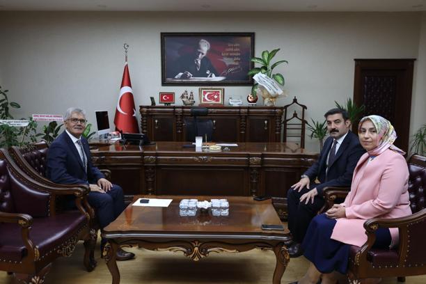 Vali Çelik'ten Kaymakam Akköz'e hayırlı olsun ziyareti