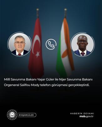 Bakan Güler, Nijerli mevkidaşı Mody ile görüştü