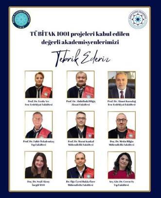 BUÜ, 9 projesine TÜBİTAK’dan destek almaya hak kazandı