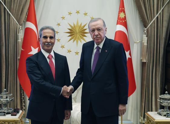 Cumhurbaşkanı Erdoğan, Irak Yüksek Yargı Konseyi Başkanı Zeydan’ı kabul etti