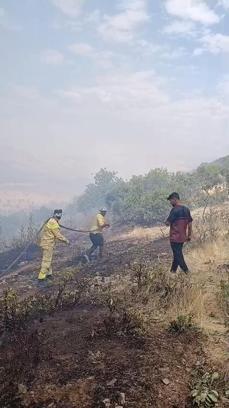 Siirt’te örtü yangını; 60 dönüm zarar gördü