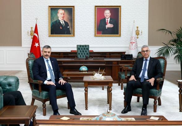 Bakanlar Memişoğlu ve Çiftçi bir araya geldi