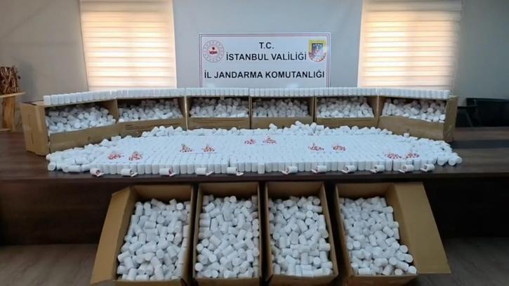 İstanbul'da 257 bin uyuşturucu hap ele geçirildi