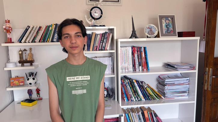 LGS birincilerinden Umut, Kabataş Lisesi hayaline kavuştu