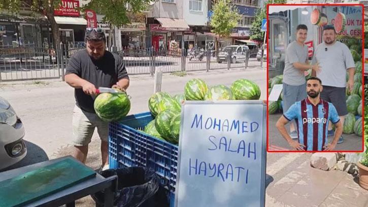 Salah Beşiktaş'a gelmedi, yine de ücretsiz karpuz dağıttı