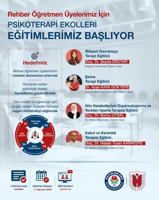Eğitim-Bir-Sen, rehber öğretmenler için ‘Psikoterapi Ekolleri' eğitimlerini başlatıyor