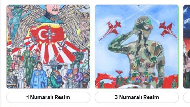 'Kahramanım Mehmetçik ve Vatan' resim yarışması halk oylamasına açıldı
