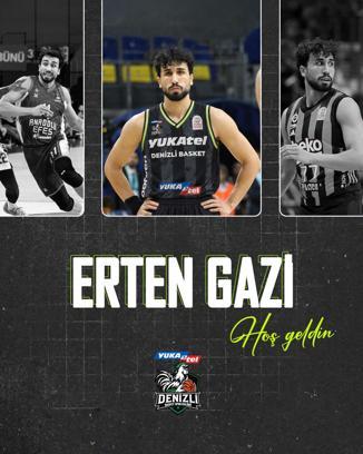 Denizli Basket'te Erten Gazi tamam