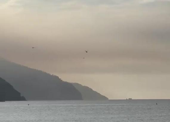 Muğla'da orman yangını ikinci gününde
