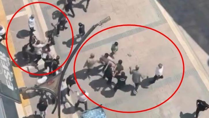 Mardin’de tekmeli ve yumruklu borç kavgası kamerada