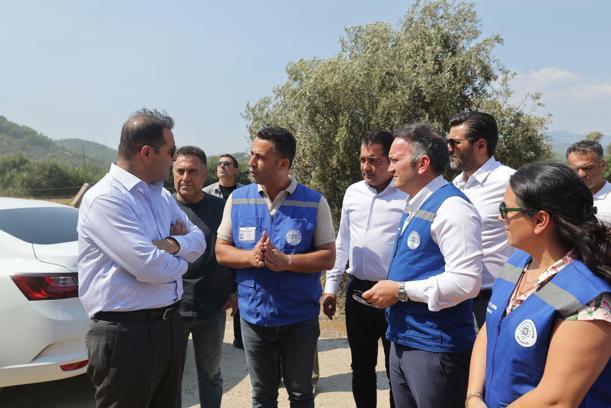 Milas ve Yatağan'daki yatırımları yerinde inceledi