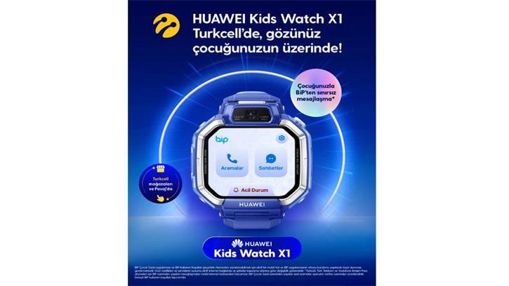 BiP entegrasyonuna sahip Huawei Watch Kids X1, satışa sunuldu