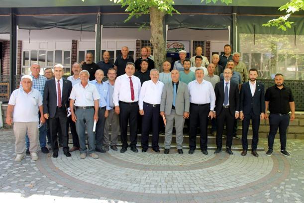 AK Partili vekiller vatandaşlar ve muhtarlarla buluştu
